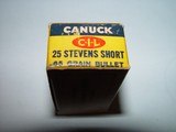 50 Rounds of Canuck .25 Stevens Short Rim Fire Cartridges - 5 of 6