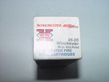 Winchester .25-20 ammunition, 86 Gr Soft Point, Full 50-Round Box - 1 of 3
