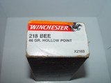 Winchester Super X .218 Bee Ammunition, 46 Mixed Rounds in Box - 1 of 2