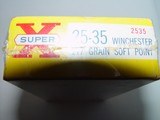 Winchester-Western Super X .25-35 Ammunition, 20 Rounds 117 Grain Soft Point - 3 of 3