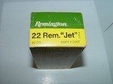 Remington .22 Rem. Jet Ammo, 50 Rounds of 40 Grain Soft Point