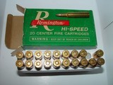 Remington Kleanbore .244 Ammunition, 90 gr. Pointed Soft Point, 20 Rounds Per Box - 1 of 2