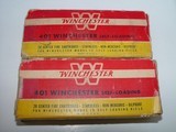 Winchester .401 Self Loading Ammo, .200 Grain Soft Point - 1 of 2