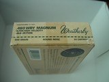 Weatherby .460 WBY Magnum 500 Grain Round Nose Ammunition - 1 of 2