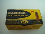 Canuck 25 Stevens Short Rim Fire Ammunition - 1 of 4