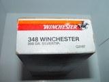 Winchester Commemorative Ammunition For The Browning Model 71 Rifle, .348 Win, 200 Gr. Silvertip - 2 of 2