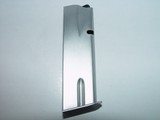 Browning Hi Power Magazine 9mm Caliber, 13-Round Capacity, Nickel Silver Chrome Finish, Belgium Marked On Spline - 1 of 4