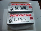 Winchester .284 Cal, 150 Gr Power Point Ammo - 1 of 2