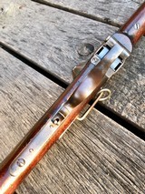 FINE, NEARLY EXCELLENT, ORIGINAL CONDITION HISTORIC CIVIL WAR PERCUSSION SHARPS NEW MODEL 1863 CARBINE, IRON FURNITURE WITHOUT PATCHBOX, PURCHASED BY - 7 of 15
