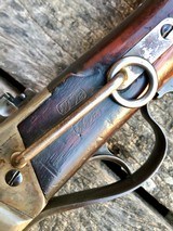 FINE, NEARLY EXCELLENT, ORIGINAL CONDITION HISTORIC CIVIL WAR PERCUSSION SHARPS NEW MODEL 1863 CARBINE, IRON FURNITURE WITHOUT PATCHBOX, PURCHASED BY - 5 of 15