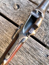 FINE, NEARLY EXCELLENT, ORIGINAL CONDITION HISTORIC CIVIL WAR PERCUSSION SHARPS NEW MODEL 1863 CARBINE, IRON FURNITURE WITHOUT PATCHBOX, PURCHASED BY - 6 of 15