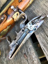 A CURIOUS ENGLISH BLUNDERBUSS WITH SPRING BAYONET IN EXCELLENT MECHANICAL CONDITION - 12 of 12