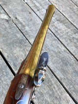 A GOOD EARLY (18TH CENTURY) ENGLISH FLINTLOCK BLUNDERBUSS BY A GREAT MAKER, GRIFFIN & TOW - 10 of 15