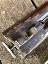 FINE, UNIQUE and PUBLISHED ENGRAVED W. W. GREENER DOUBLE 8 BORE DAMASCUS HAMMER SIDELEVER SNAP ACTION ANTI-AIRCRAFT (i.e., DUCK) GUN - 7 of 13