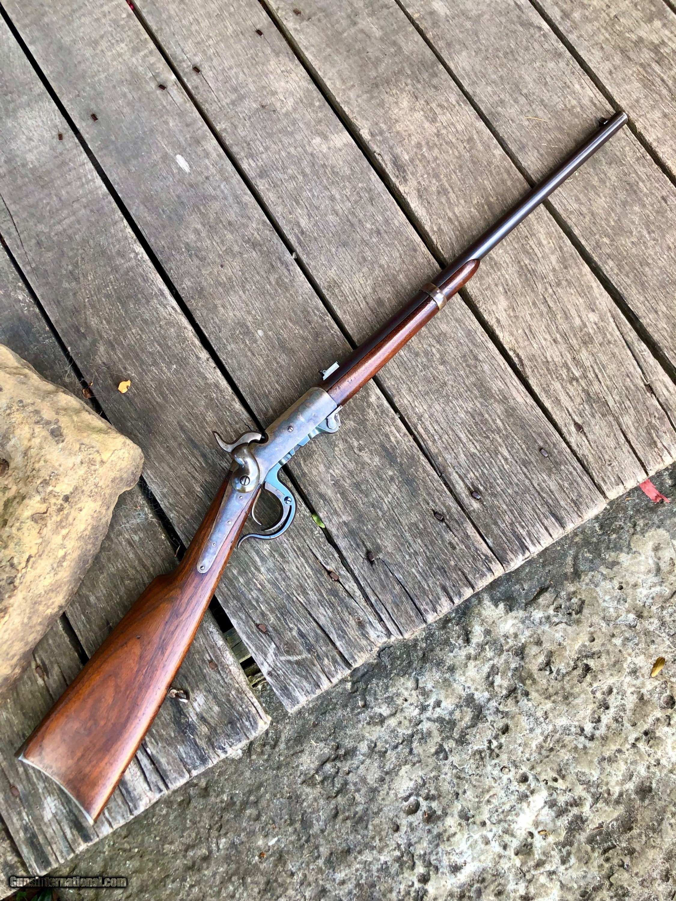 EXCELLENT BURNSIDE FIFTH MODEL PERCUSSION BREECH LOADING CARBINE