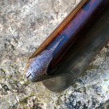 FINE RARE J. & J. MILLER REVOLVING PILL LOCK RIFLE CONVERTED TO SINGLE SHOT PERCUSSION, GOLD ACCENTED AND INSCRIBED - 10 of 15