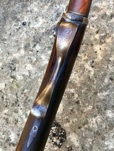 FINE RARE J. & J. MILLER REVOLVING PILL LOCK RIFLE CONVERTED TO SINGLE SHOT PERCUSSION, GOLD ACCENTED AND INSCRIBED - 11 of 15