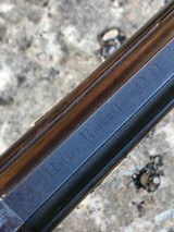 FINE RARE J. & J. MILLER REVOLVING PILL LOCK RIFLE CONVERTED TO SINGLE SHOT PERCUSSION, GOLD ACCENTED AND INSCRIBED - 3 of 15