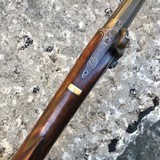 FINE RARE J. & J. MILLER REVOLVING PILL LOCK RIFLE CONVERTED TO SINGLE SHOT PERCUSSION, GOLD ACCENTED AND INSCRIBED - 6 of 15