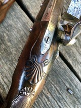 VERY GOOD PAIR OF EARLY STERLING SILVER MOUNTED WOGDON OFFICERS' OR HOLSTER PISTOLS - 9 of 11