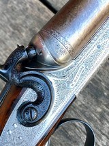 A BEUATIFUL W. RICHARDS SIDELOCK HAMMERGUN WITH DAMASCUS BARRELS