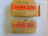Ammo, US Military caliber .276 dated 1929 - 2 of 6