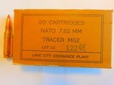 US military lake city boxes of NATO 7.62 tracer M62 - 1 of 2