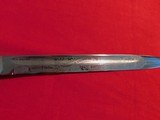 WW2 German double engraved bone handled dress bayonet - 4 of 15