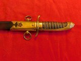 Imperial Japanese naval dress dagger in use from 1880's- WW2 captured - 5 of 13