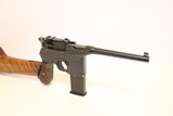 Mauser-Germany/Specialty Arms registered model 712 (1932) "Schnellfeuer" 7.63mm Select Fire Broomhandle Machine Pistol - 1 of 10