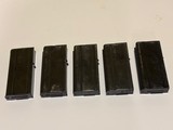 M1 Carbine 15 Rd. Magazines (5) .30 caliber