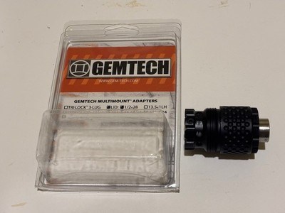GEMTECH MULTIMOUNT ADAPTER
LID 1/2X28, NIB