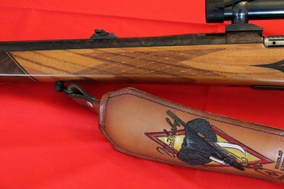 460 Weatherby Magnum, Crown Custom, Left Hand, 26” barrel with Pendleton Brake, Mesquite Stock, Elephant Sling - Image 4 of 11