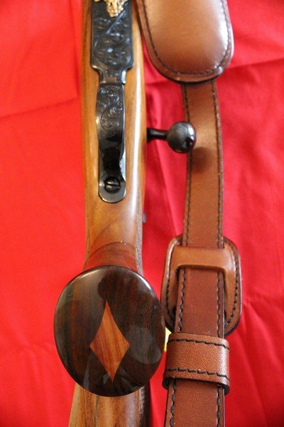 460 Weatherby Magnum, Crown Custom, Left Hand, 26” barrel with Pendleton Brake, Mesquite Stock, Elephant Sling - Image 11 of 11