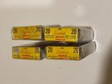 FOUR (4) BOXES OF WEATHERBY .224 AMMO, ORIGINAL BOXES - Image 3 of 3