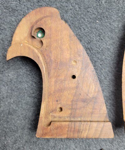 1st Gen Colt OEM Target Grips Full Checkered for Python E/I Frame or Officer's Model - Image 8 of 9