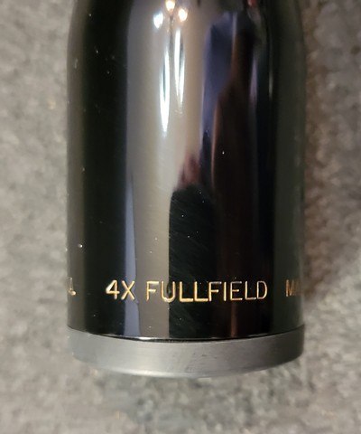 Vintage Gloss Burris 4x Fullfield Fixed Power Rifle Scope Duplex Reticle 1” Tube Mint - Image 5 of 9