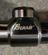 Vintage Gloss Burris 4x Fullfield Fixed Power Rifle Scope Duplex Reticle 1” Tube Mint - Image 6 of 9