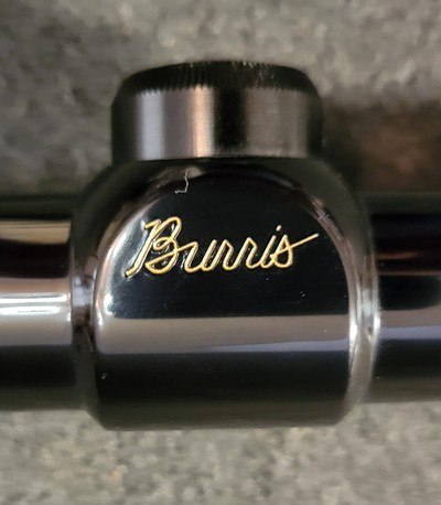 Vintage Gloss Burris 4x Fullfield Fixed Power Rifle Scope Duplex Reticle 1” Tube Mint - Image 6 of 9