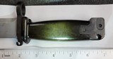 Chinese AK47/AKS Type II Green Bakelite Handle Bayonet w/Scabbard - Image 1 of 7