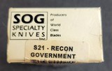 Vintage S.O.G. SOG S21 - Recon Government Knife New in Package SEKI-JAPAN - Image 9 of 9