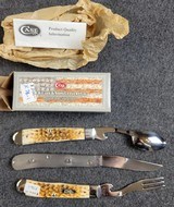 Case XX 00052, Hobo Amber Jigged Bone Handle 6354HB SS New, Never Used or Carried - Image 1 of 4