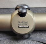 Burris LRS 1X-4X-24MM Rifle Scope Lighted Reticle Ballistic CQ Dark Earth - Image 4 of 7