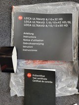 Very Lightly Used Leica Ultravid HD 10 x 42 Binoculars Waterproof 40294 - Image 2 of 16