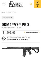 DD DDM4V7 Pro AR-15 Semi Auto Rifle 5.56 - 11 of 13