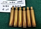 New Norma 270 Weatherby Mag Brass (50 ct) plus Wby Brass - 5 of 6