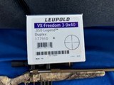 Ruger American .350 Legend, Go Wild Camo, Leupold Scope, Leupold Mark IV Rings, Like new! - 3 of 9