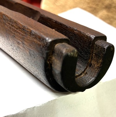 Early Type 2A M1 Garand Stock with Cartouche - Image 9 of 10