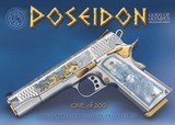 SK CUSTOMS GODS OF OLYMPUS- POSEIDON ENGRAVERS SERIES 1911 Full Size .45acp - 3 of 12