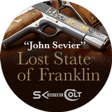 SK CUSTOMS - THE LOST STATE OF FRANKLIN - JOHN SEVIER COLT 1911 45acp - 8 of 15